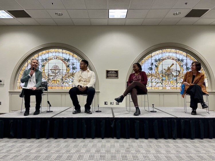 The Kalamazoo Lyceum on Jan. 21 at the Kalamazoo Public Library focused on "Hope for Ourselves" and was moderated by Southwest Michigan Second Wave's Managing Editor, Theresa Coty O'Neil.