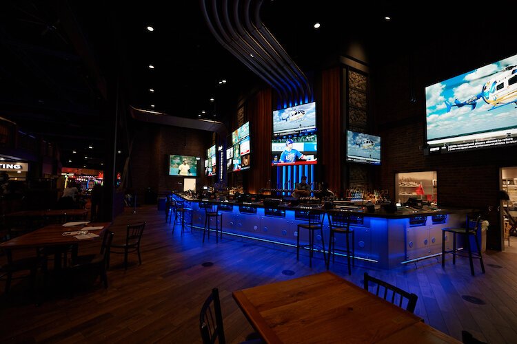 Inside Dacey's Sportsbook and Tavern.  