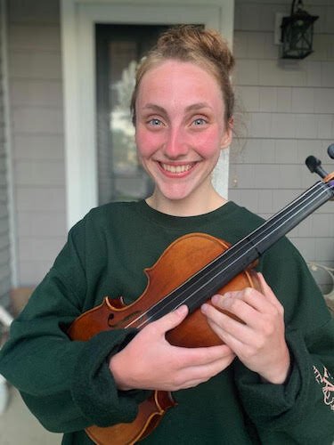 Laine Decker, a junior at Lakeview High School, wants to pursue a career in Music Therapy.  She is the newest member of the Kalamazoo Junior Symphony Orchestra and has been playing the violin since 6th grade.