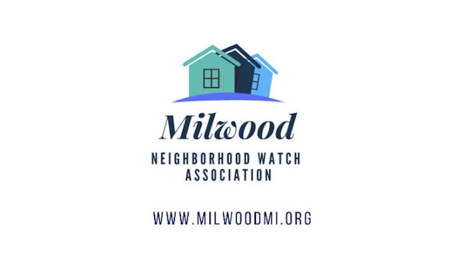 The neighborhood logo with the website.