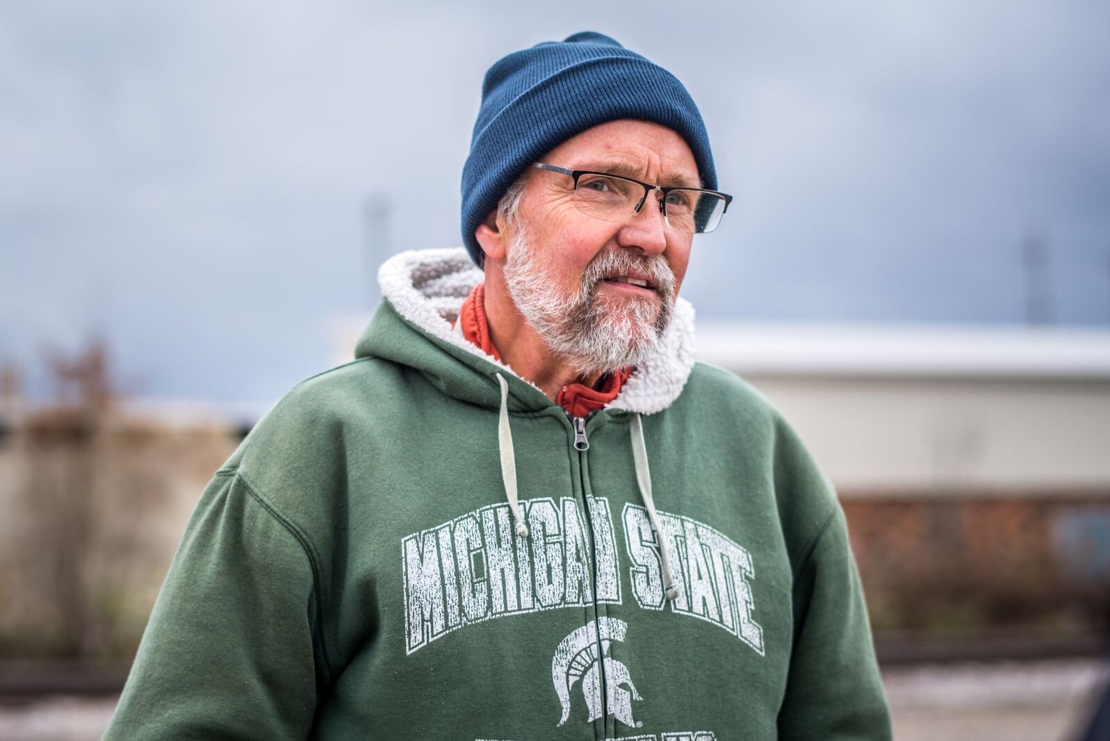 Having retired from his career at Pfizer, Jan van Schaik has become an advocate for unsheltered people in Kalamazoo.