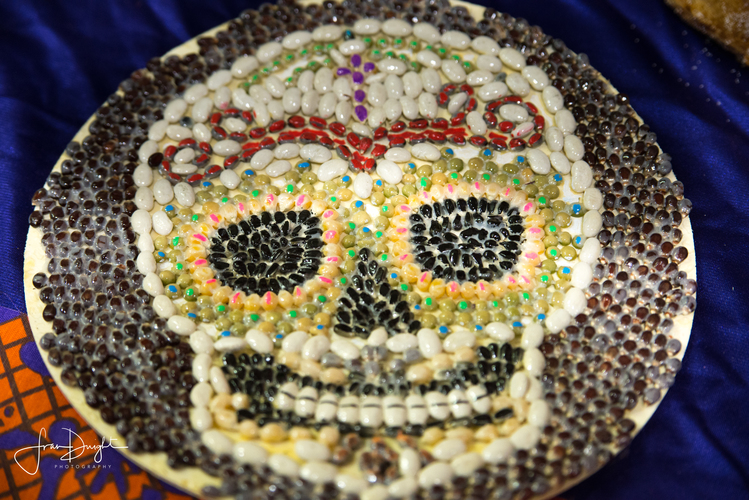 Images of skulls abound during the Dia de los Muertos celebration. Photo by Fran Dwight