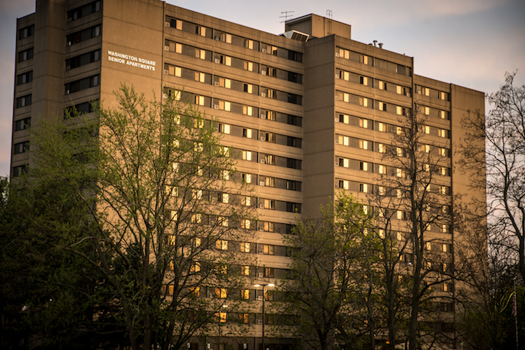 The Washington Square Co-op Apartments have been renamed City View in the Square.