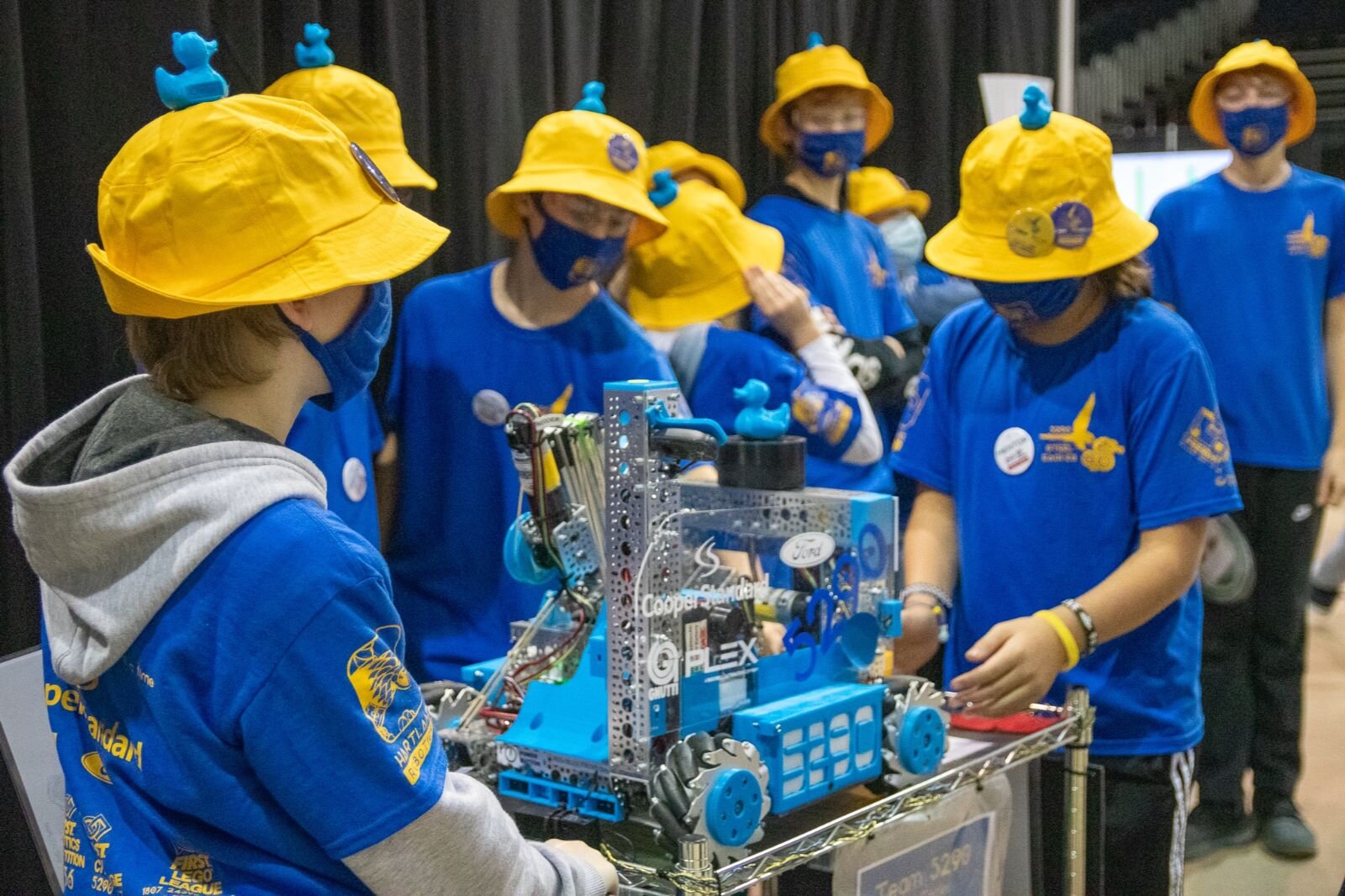 Kellogg Arena has hosted the statewide middle school robotics competition.