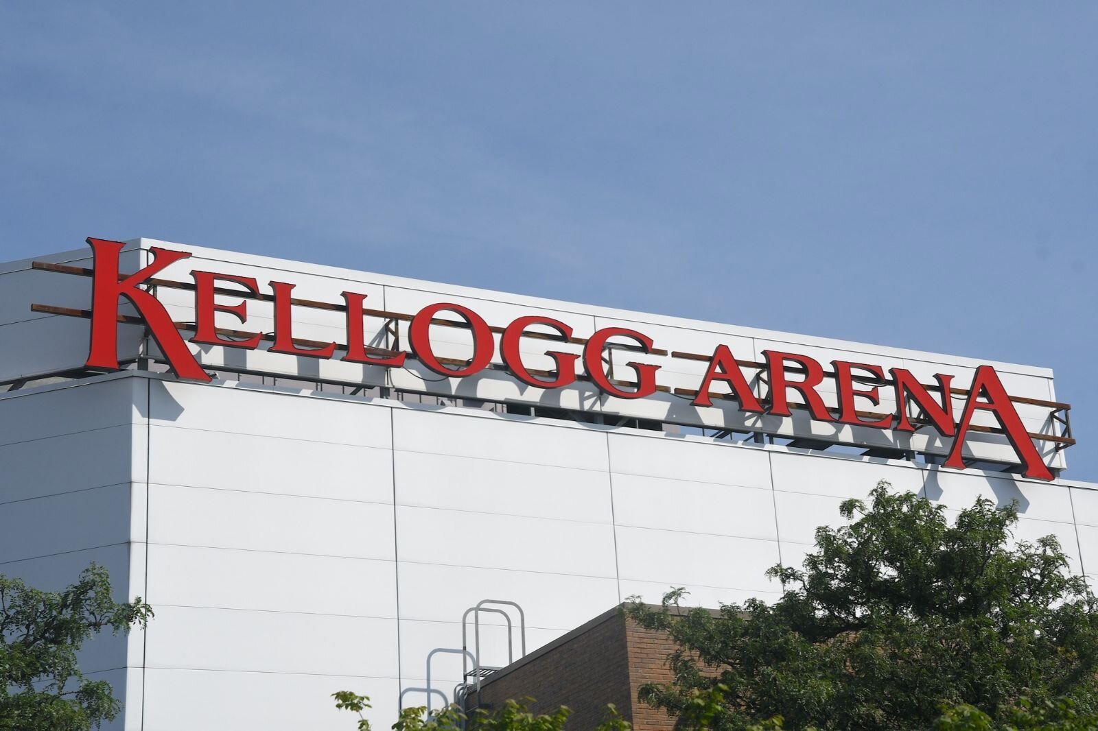 Kellogg Arena sits in the heart of downtown Battle Creek.