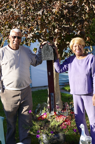 Melvin and Katie Evans, longtime residents, appreciate Washington Heights where they live.