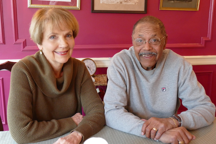 Harold and Laurel Macon met when he led a discussion on interracial relationships.