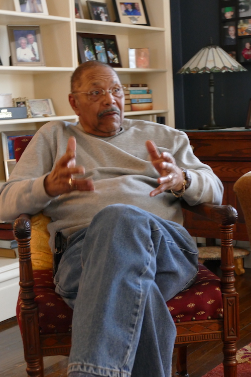 Harold Macon took part in Civil Rights protests in the South.
