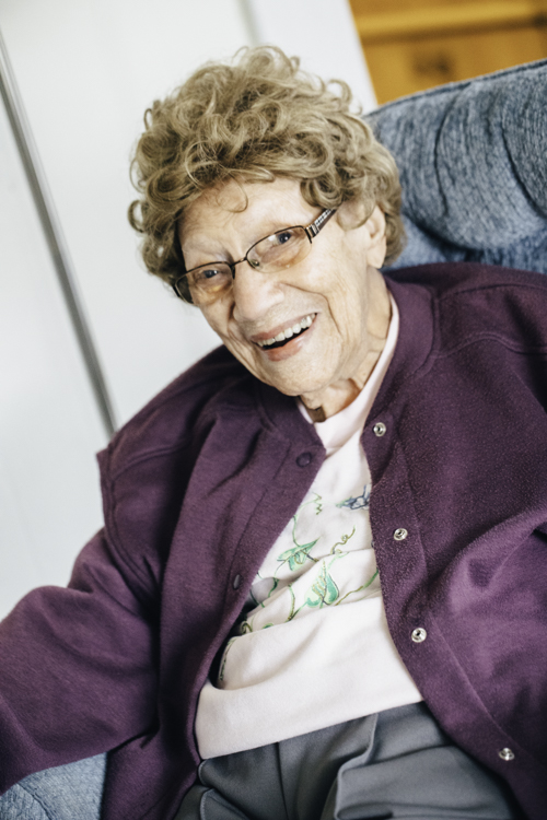 Gwen Tulk, 101, still has a keen mind and a delightful sense of humor. 