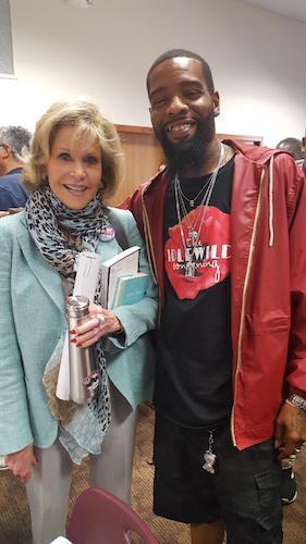 Ed Genesis says he was "honored to meet Ms. Jane Fonda" at Idelwild this summer.