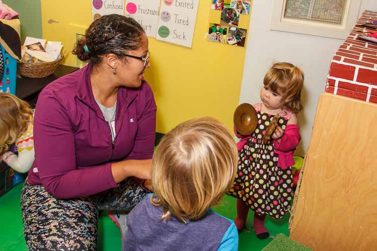 Learning together with a musical interlude at Garden of Dreams     Photo by Susan Andress