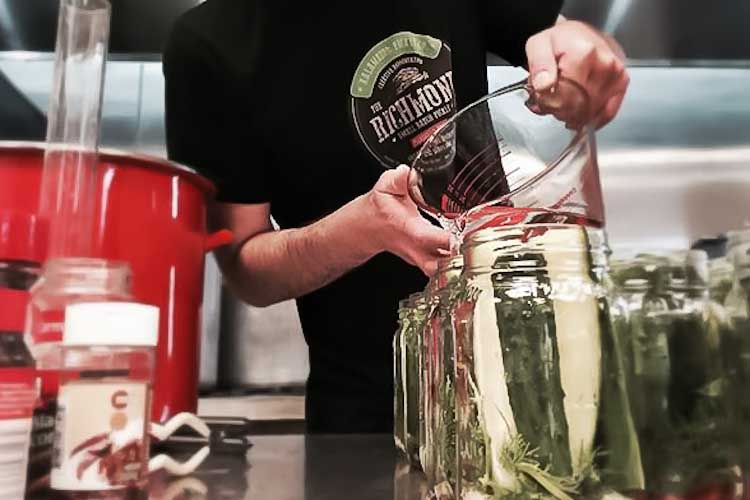 Kalamazoo Pickle Company gets its pickles ready for market.