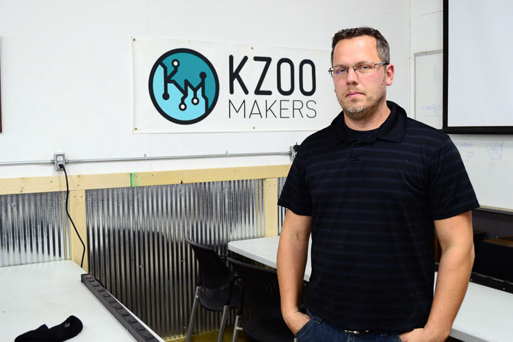 Dan Wilkins, Kzoo Makers project director.