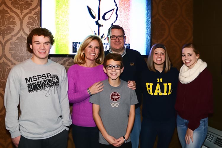 The Gibson family of Plainwell recently visited the escape rooms.