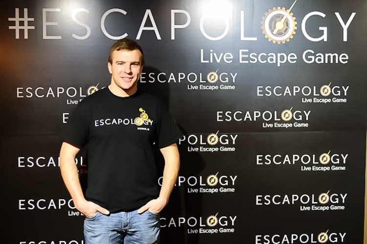 Travis Ridenour, manager of Escapology in Portage
