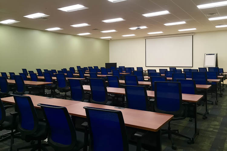The large training room 