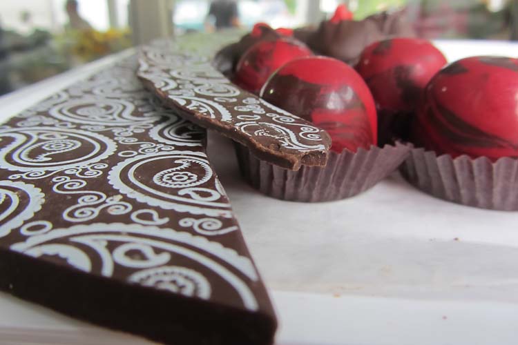 Chocolate at the Farmers Market