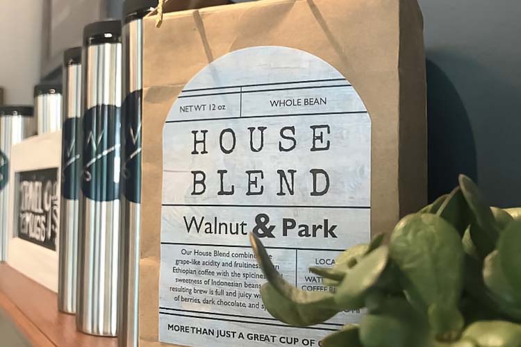 Coffee for sale at Walnut and Park