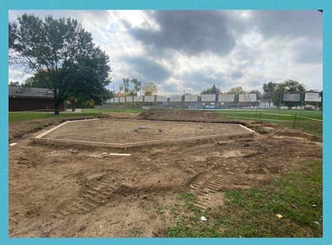 A groundbreaking for the splash pad took place in September at Claude Evans Park in Battle Creek. 