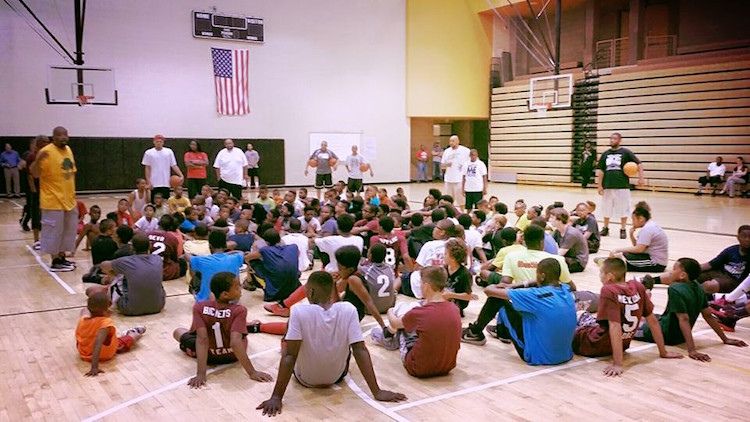 The Youth Basketball League, a signature program of Charlie's P.L.A.C.E., serves close to 500 youth each year.