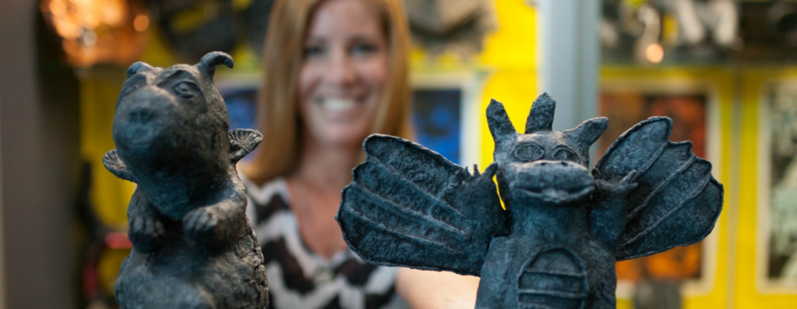 Student-made gargoyles will be on display at Art In The Park