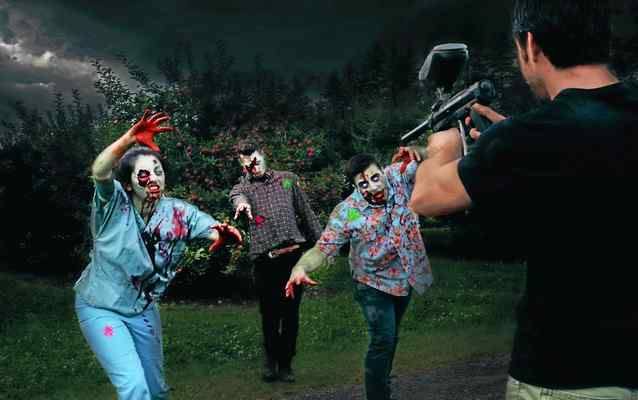 Get chased by zombies in the paintball safari this fall.