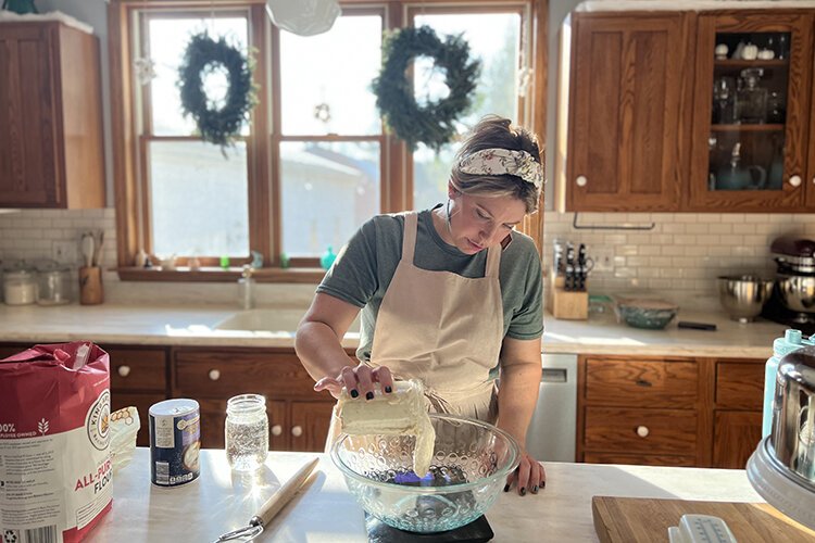 “We had to take a life skills class in 7th grade where we were taught how to make chocolate chip cookies,” says Jess Hill, owner of Breadventures. “That’s when I fell in love with baking.”