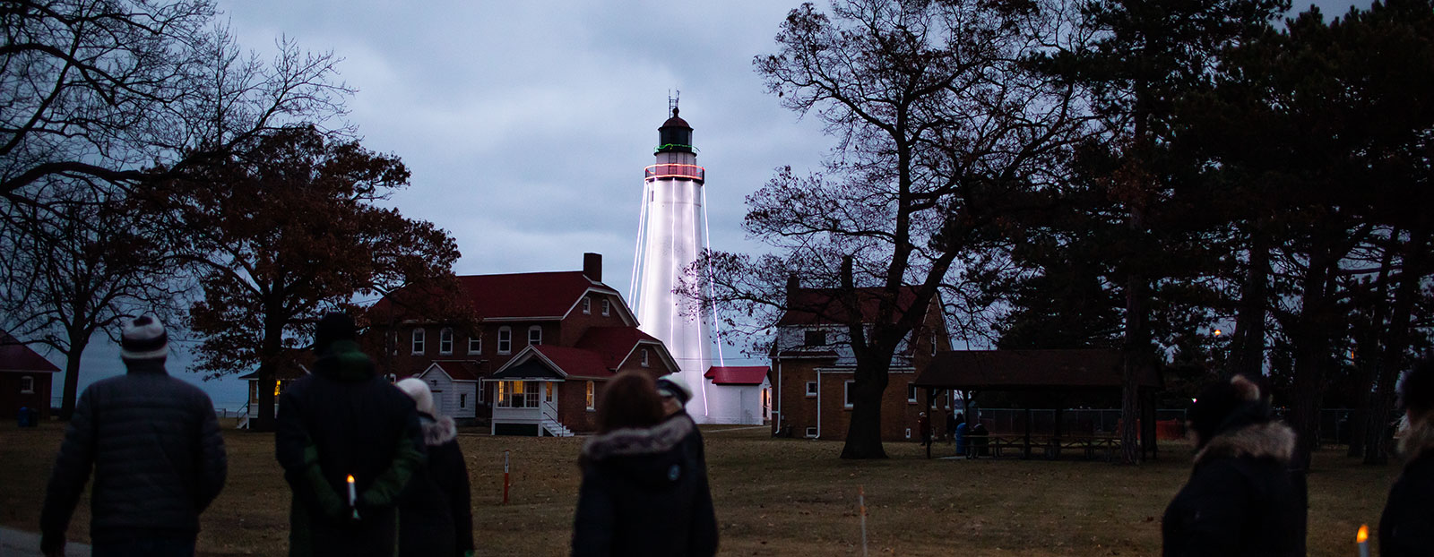 The Fort Gratiot Light Station is a beacon on the St. Clair River.