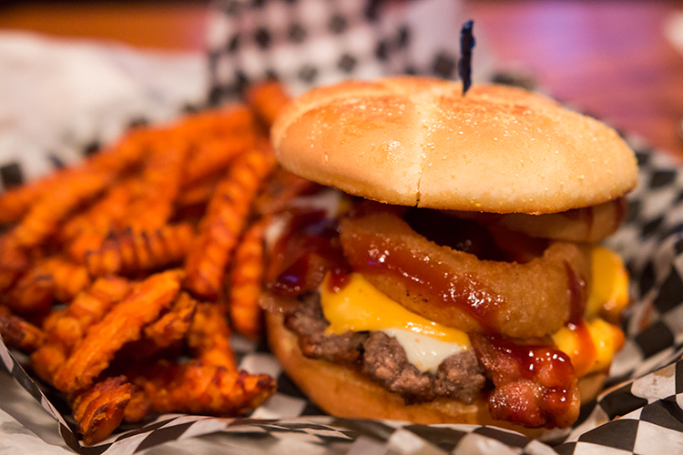 The Rodeo Burger is a customer favorite.