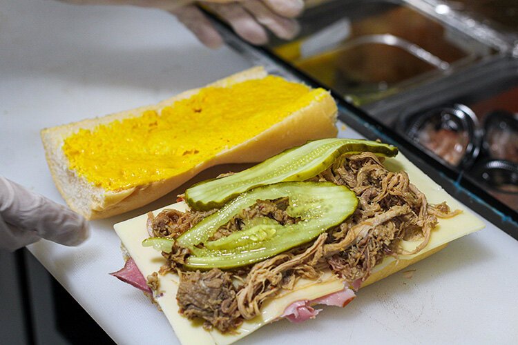 The Cuban Sandwich is one of the most popular dishes at Doña Marina’s.