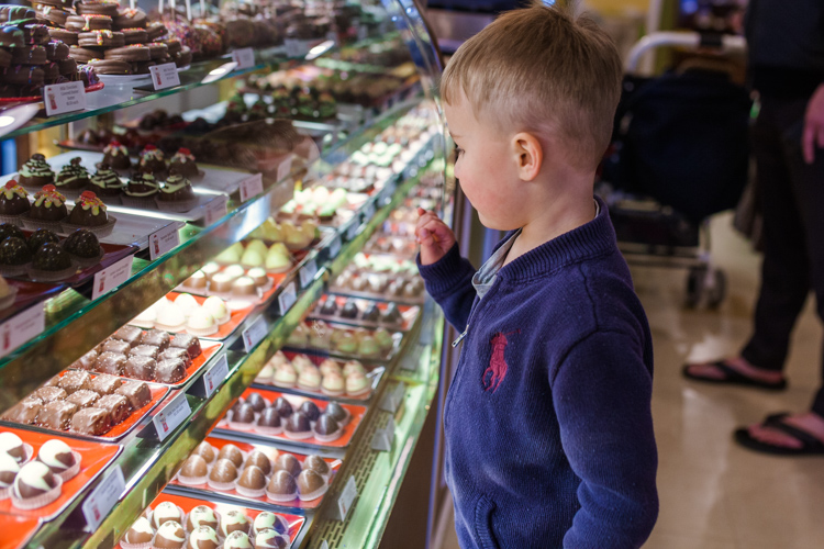 Choosing the right candy at The Sweet Tooth is a difficult choice