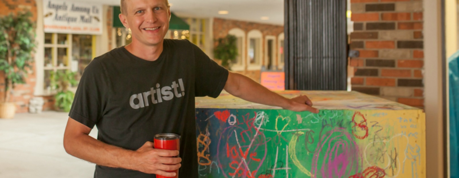 Jason Stier is heading a community art project in St. Clair to bring residents together