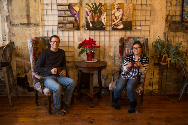 Nathan and Maggie Bottenfield of Exquisite Corpse Coffehouse
