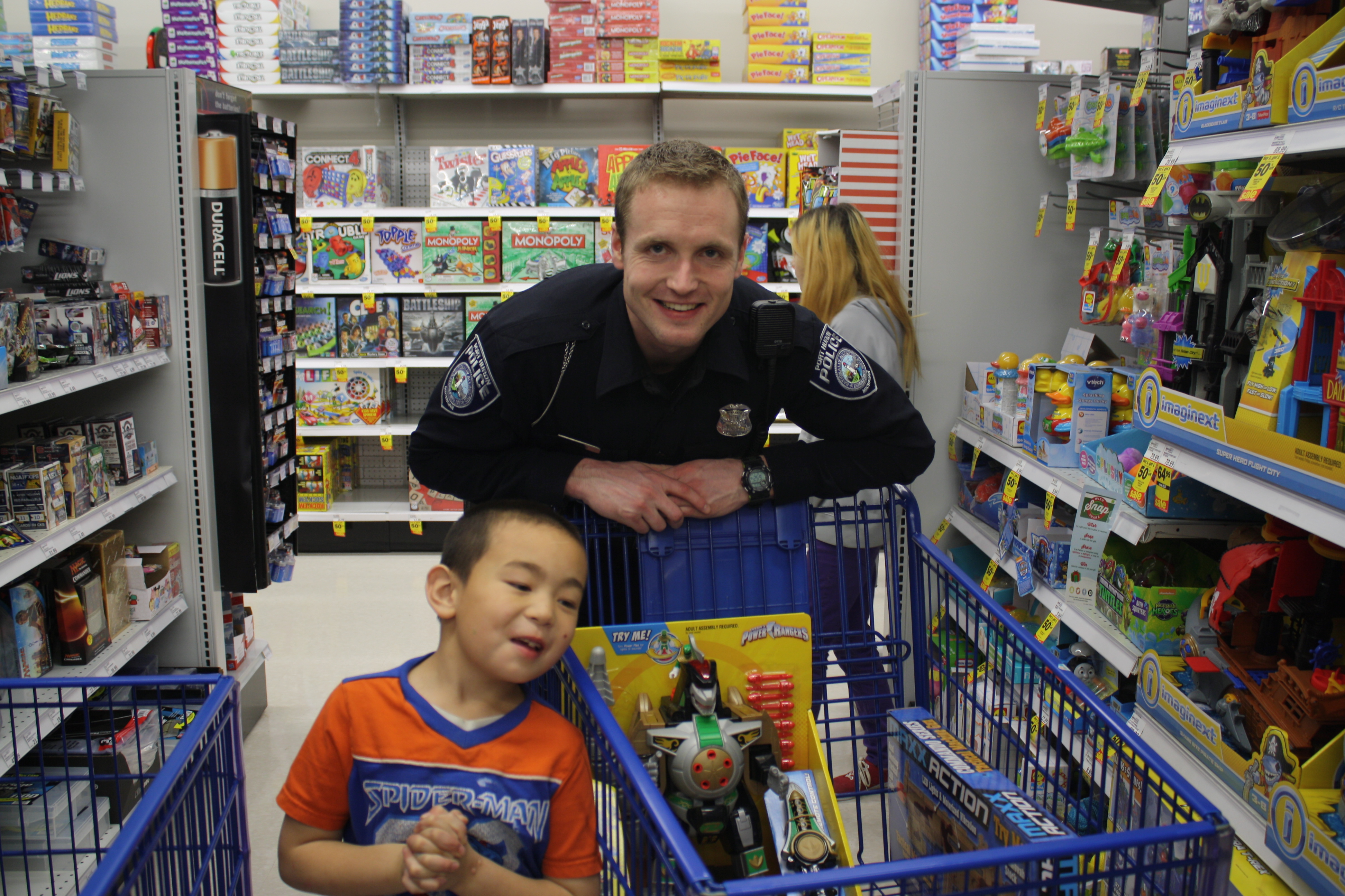 Shop with a Cop is a great day for officers and Port Huron Children.