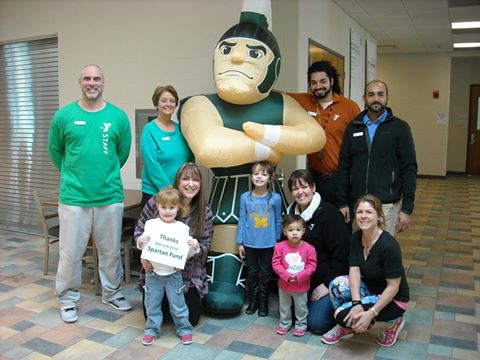 The YMCA received a grant from the Gerry Kramer Spartan Fund to help revitalize its building