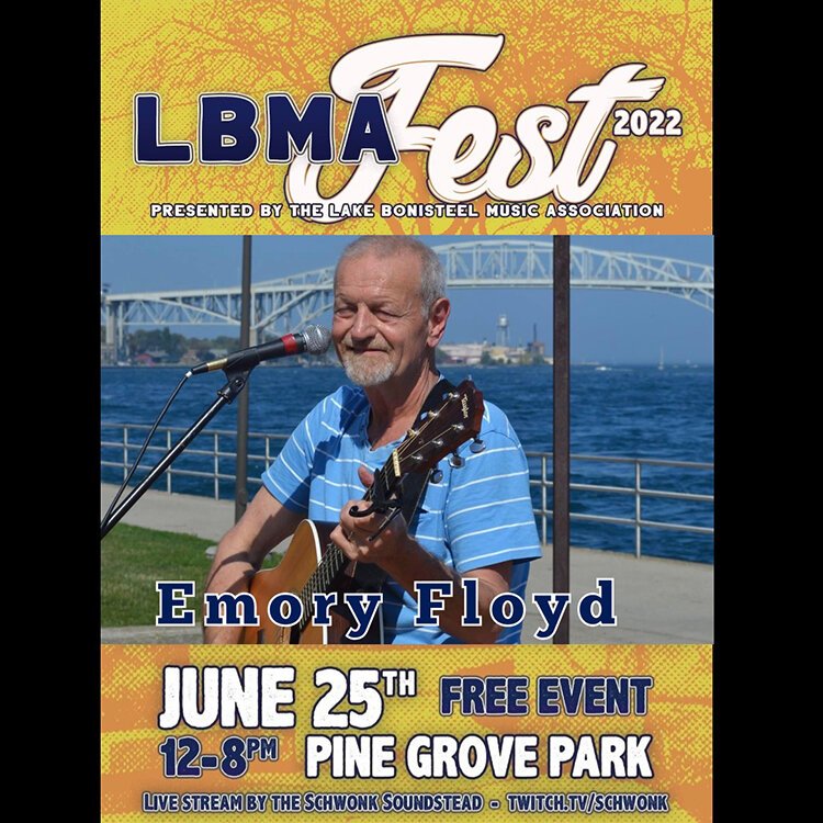 Emory Floyd is one of the seven musicians that will be taking the stage at the LBMA Festival this Saturday.