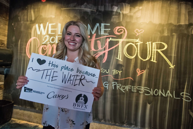 Mallory Michaluk was eager to return to the Blue Water area and is happy to see more young professionals following suit.