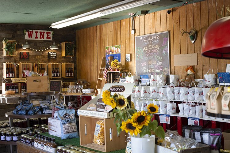 McCallum’s Orchard & Cider Mill offers a variety of products from apples and wine to cider and fresh donuts.