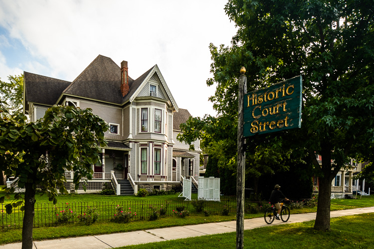 The historic homes in Olde Town harken back to the early settlement in Port Huron.