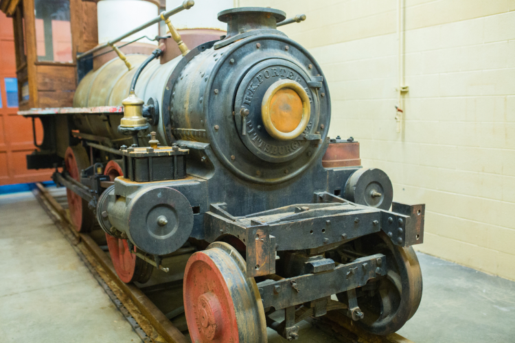 The 140-year-old D.B. Harrington is being restored.