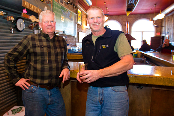 Paul Boissevain and Dick Gray of Keweenaw Brewing Co.
