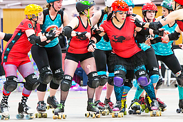 Dead River Derby and Kingsford Krush roller derby