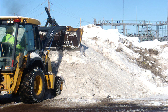 It sure feels like you need heavy equipment to clean up all this snow. 