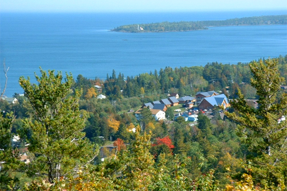 A view of Copper Harbor. 