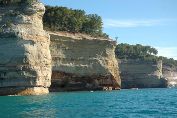 The beauty of the Pictured Rocks. 