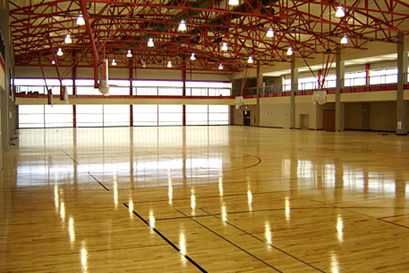 An example of Connor Sports Flooring's work. 