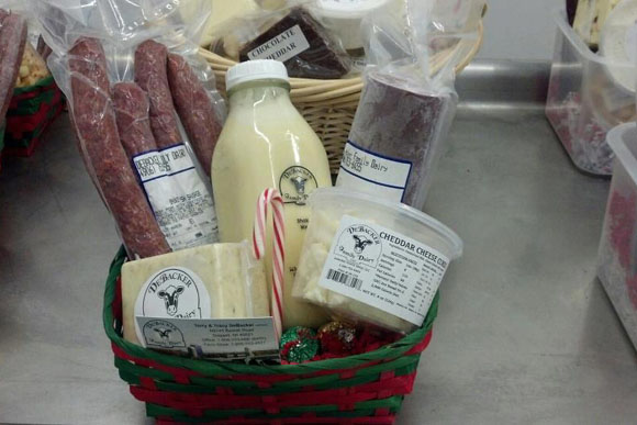 DeBacker Family Dairy offers holiday foods.