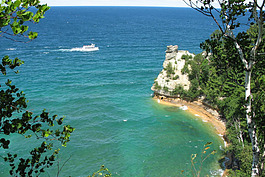 Miners Castle at Pictured Rocks.
