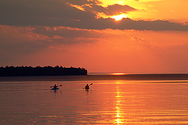Sunset Kayaking, Lake Superior