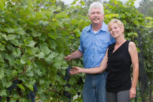 Dave and Susie of Northern Sun Winery